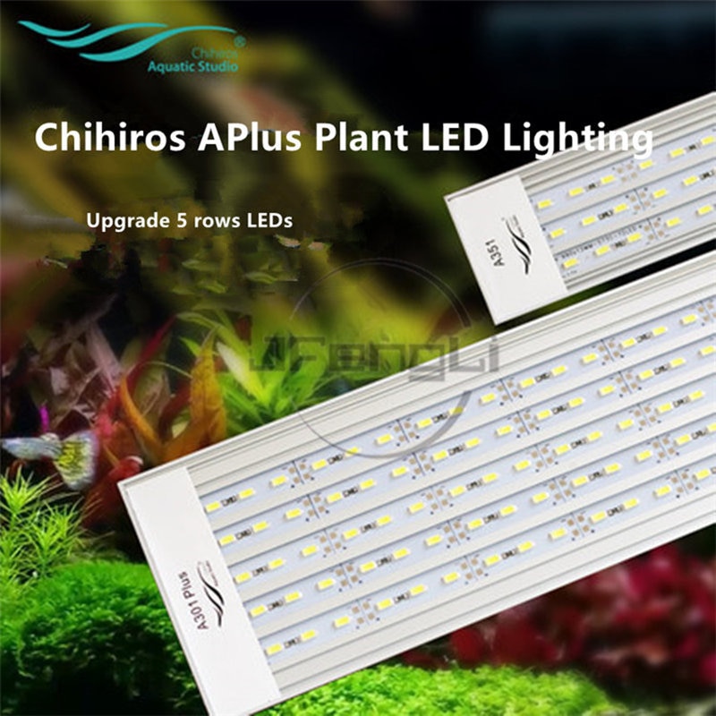 Chihiros-luz LED para acuario serie A Plus controlador inteligente para pecera con enchufe GVE, Commander Sunrise y puesta de sol