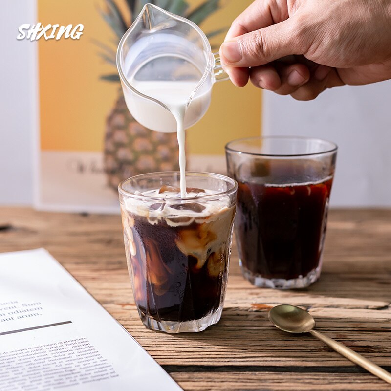 1 stk kaffekop væg glas kop øl kaffe hjerte kopper varmebestandig sund drikke krus te krus gennemsigtig te glas kop