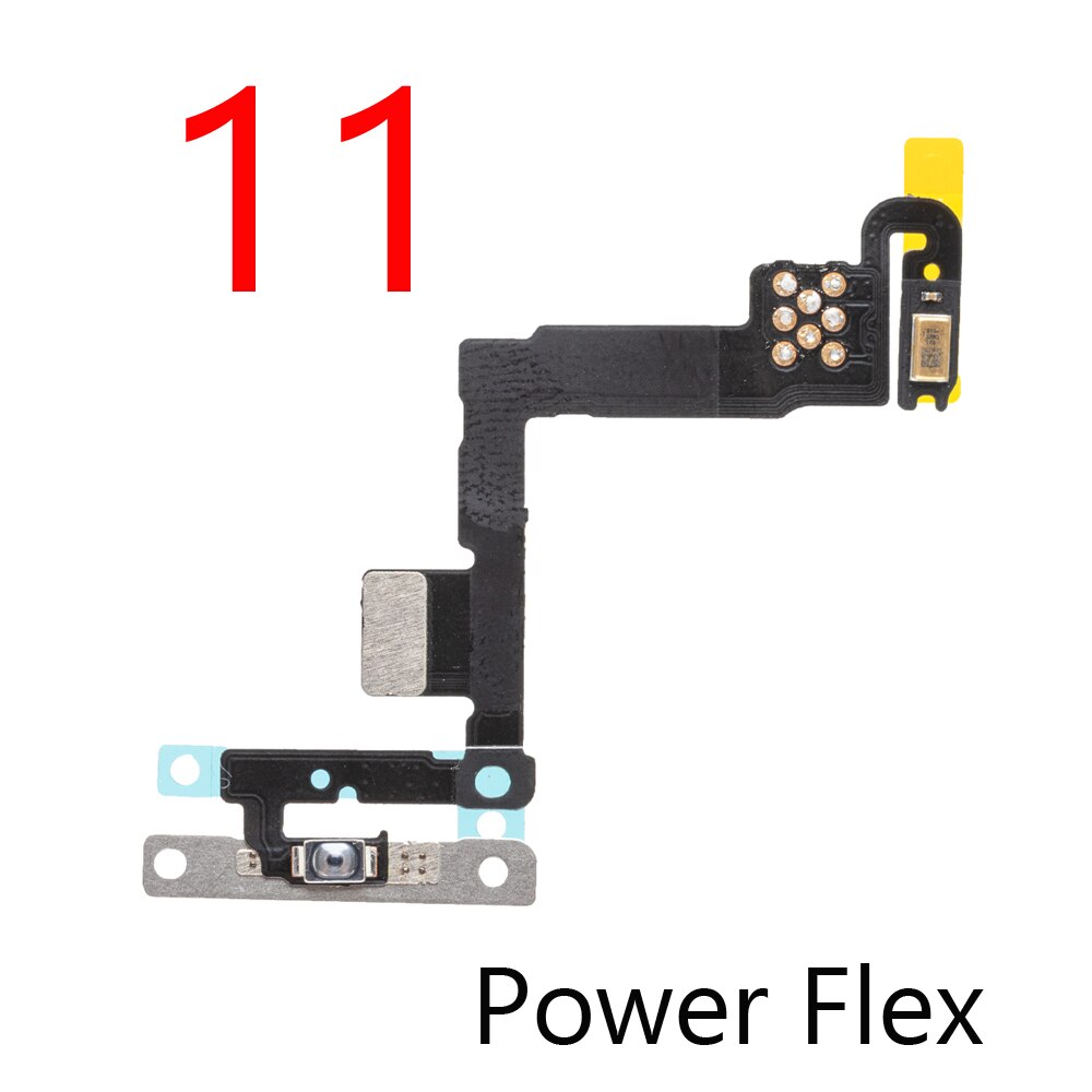 na wyłączony przycisk boczny zasilania przewód kabel z lampą błyskową dla iPhone 11 11 zawodowiec 11 zawodowiec max części zamienne: 11 Power flex