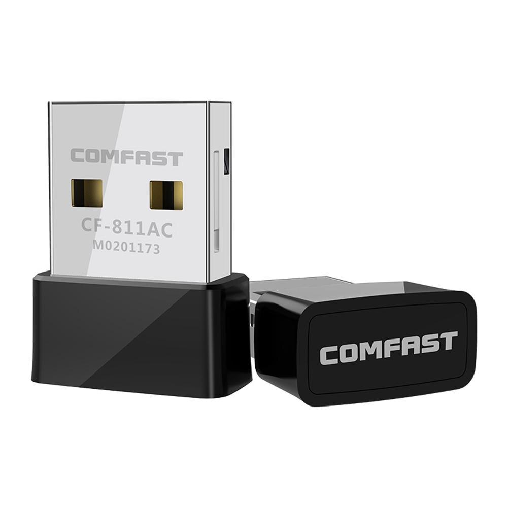 COMFAST CF-811AC 650Mbs USB sans fil 2.4G & 5G Wifi adaptateur haute vitesse carte réseau RTL8811 double bande 802.11 antenne ca pour ordinateur portable