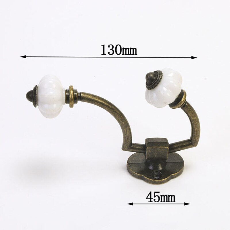 5Pcs/lot European Style Retro Hook Vintage Wall Hanging Coat Clothes Hat Bag Towel Hanger Drill Hook Orgnaizer Home Decor