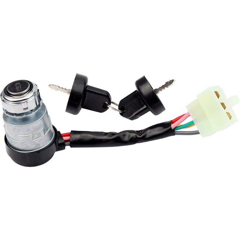 Universeel 5 Draad 5 Pin Contactslot Start Slot Met 2 Sleutels Waterdichte 4 Takt Motorfiets Dune Buggy Atv onderdelen Bromfiets