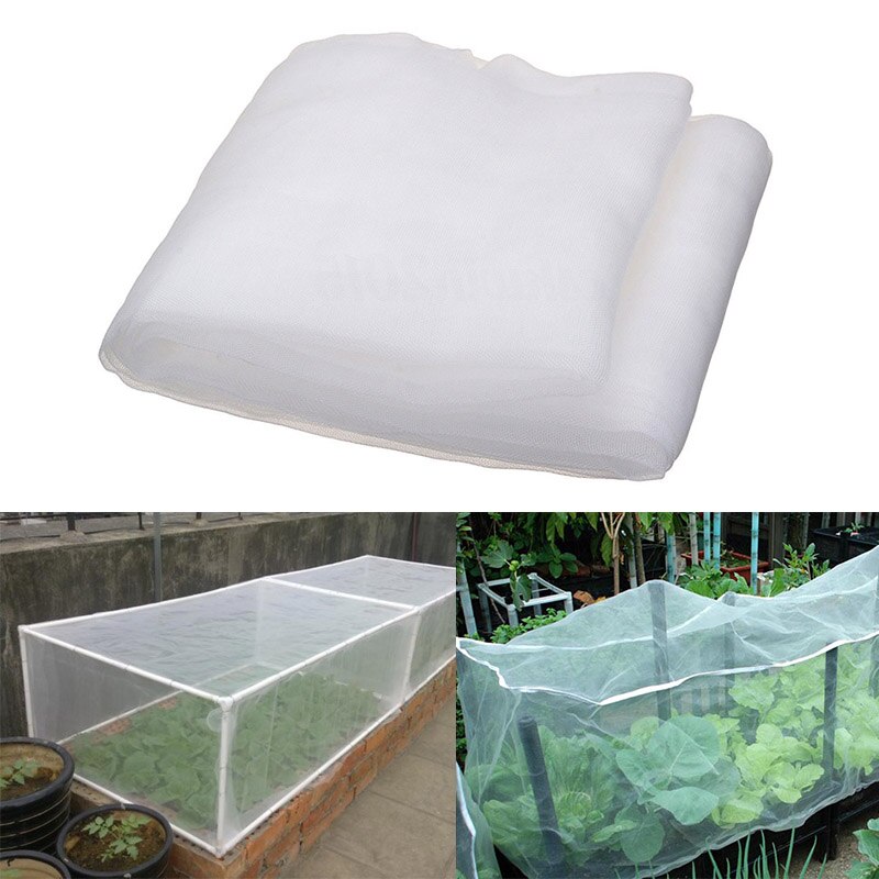Mosquitera a prueba de insectos de plástico para el cuidado de plantas, barrera para pájaros y insectos
