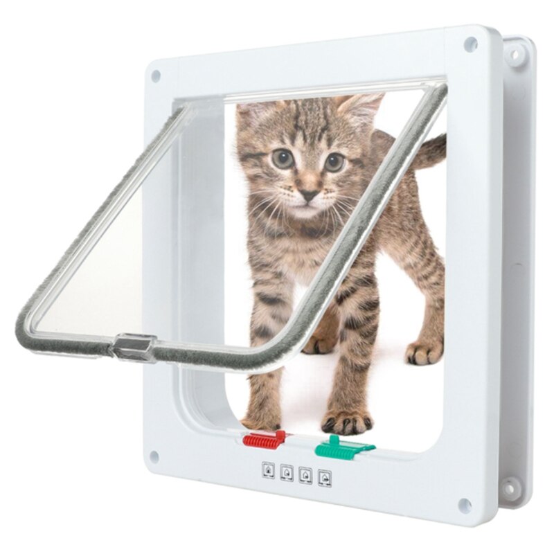 Pet Screen Deur, Binnen Deur Afsluitbare Magnetische Flap Screen Automatische Afsluitbare Zwarte Deur Voor Puppy Hond En Kat Deur