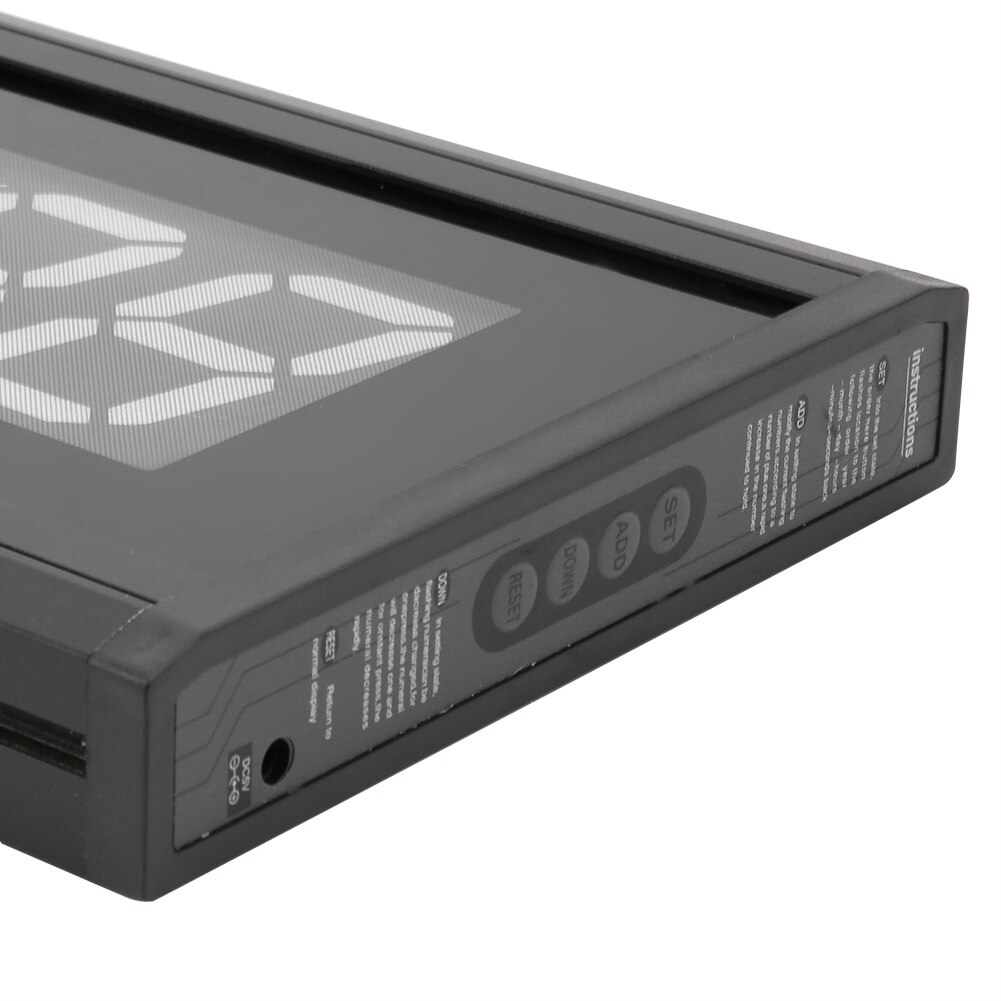 100-240v hushålls modern led digital elektrisk klocka med evig kalenderdekoration