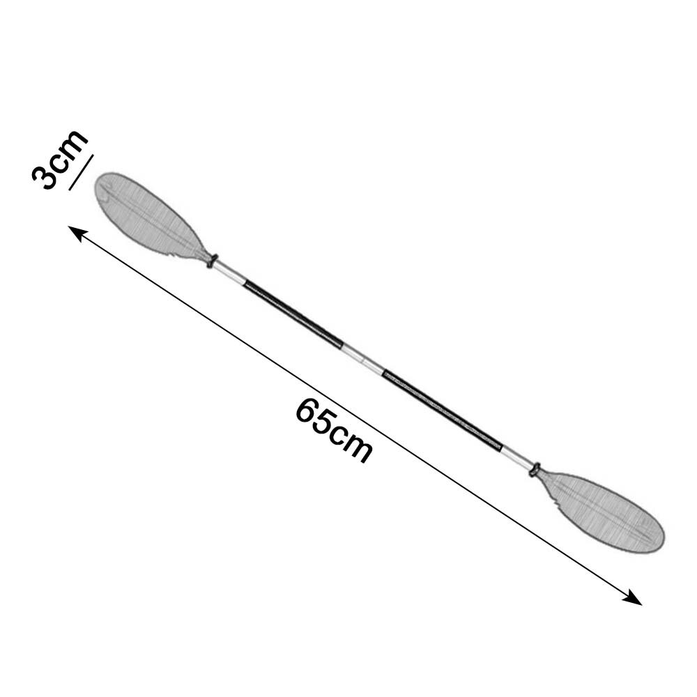 220cm avtakbare aluminiumslegering padle bærbar dobbel blad kajakkflåte åre for oppblåsbare båt fiskebrett nybegynnere