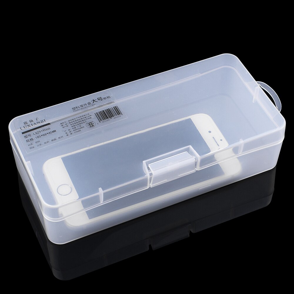 Luxianzi Draagbare Plastic Organizer Box Voor Kleine Dingen Deel Schroeven Container Toolbox Draagbare Sieraden Tool Case Opbergdoos