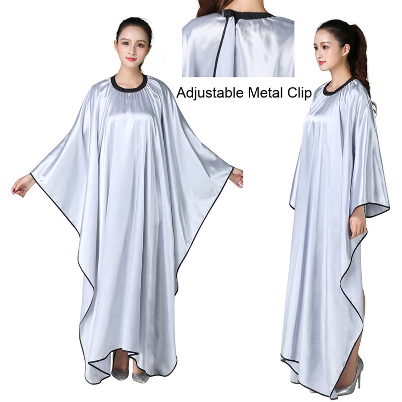 Salon Haircut Cape Adult Silk Waterproof Hair Dyeing Cutting Perming Styling Hairdresser Hairdressing Barber Apron