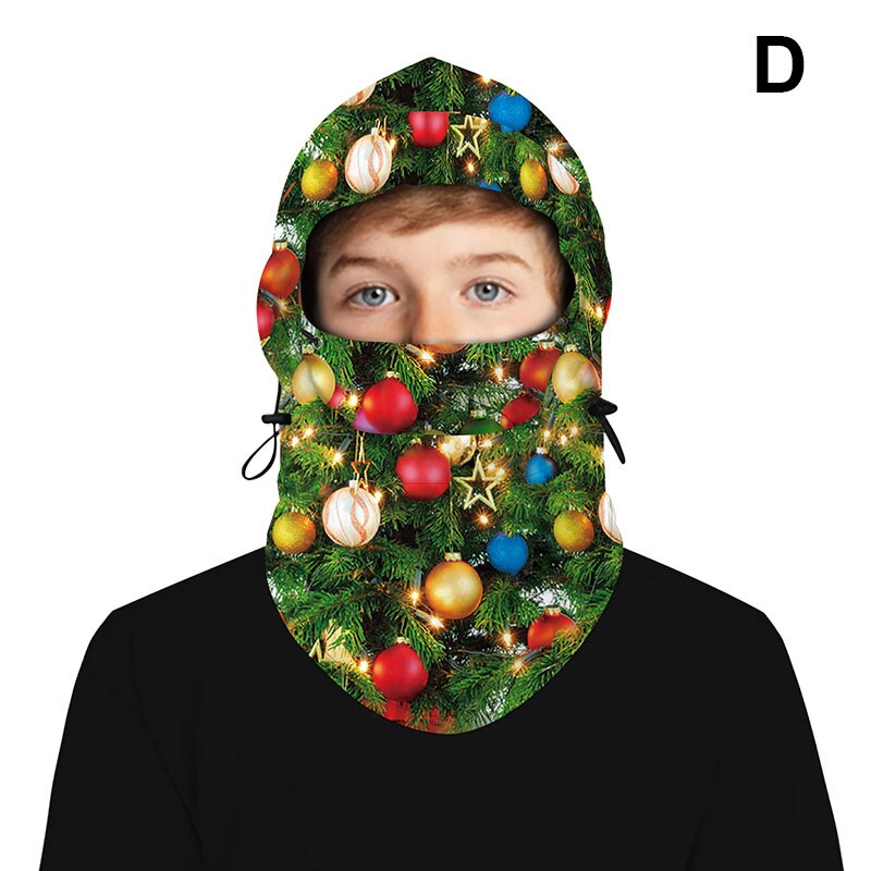 Mascarilla deportiva de seguridad para niños, máscara con capucha 3D, exterior, cálida, CNT 66: d