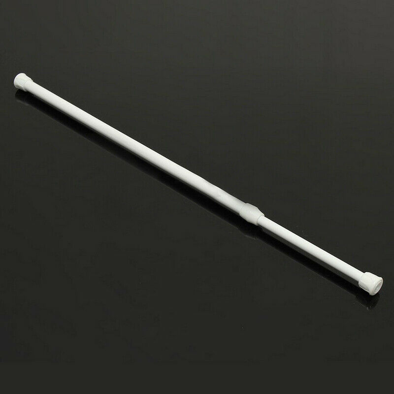 Extendable Spring Loaded Telescopic Net Voile Tension Curtain Rail Pole Rods: Default Title