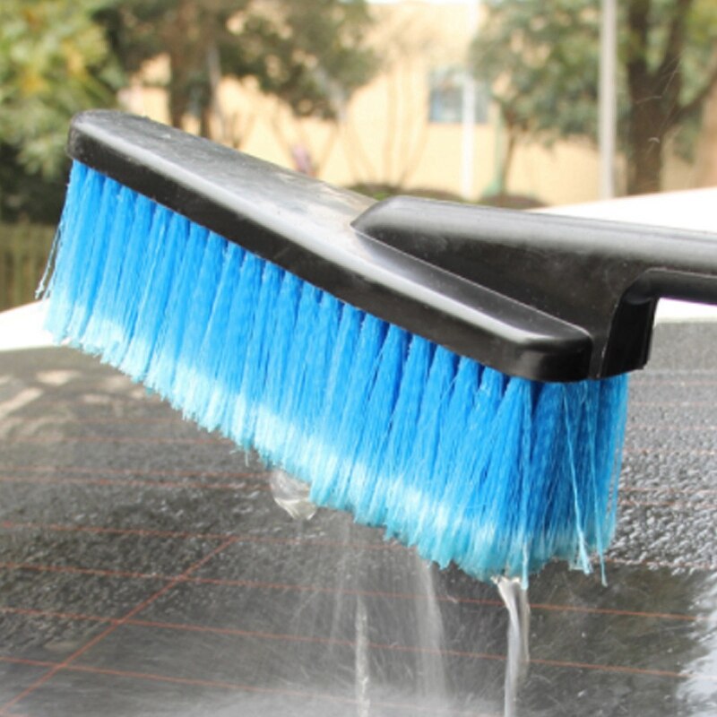 Biltvätt borste vatten spray rengöringsverktyg mjuk borst långskaft duster
