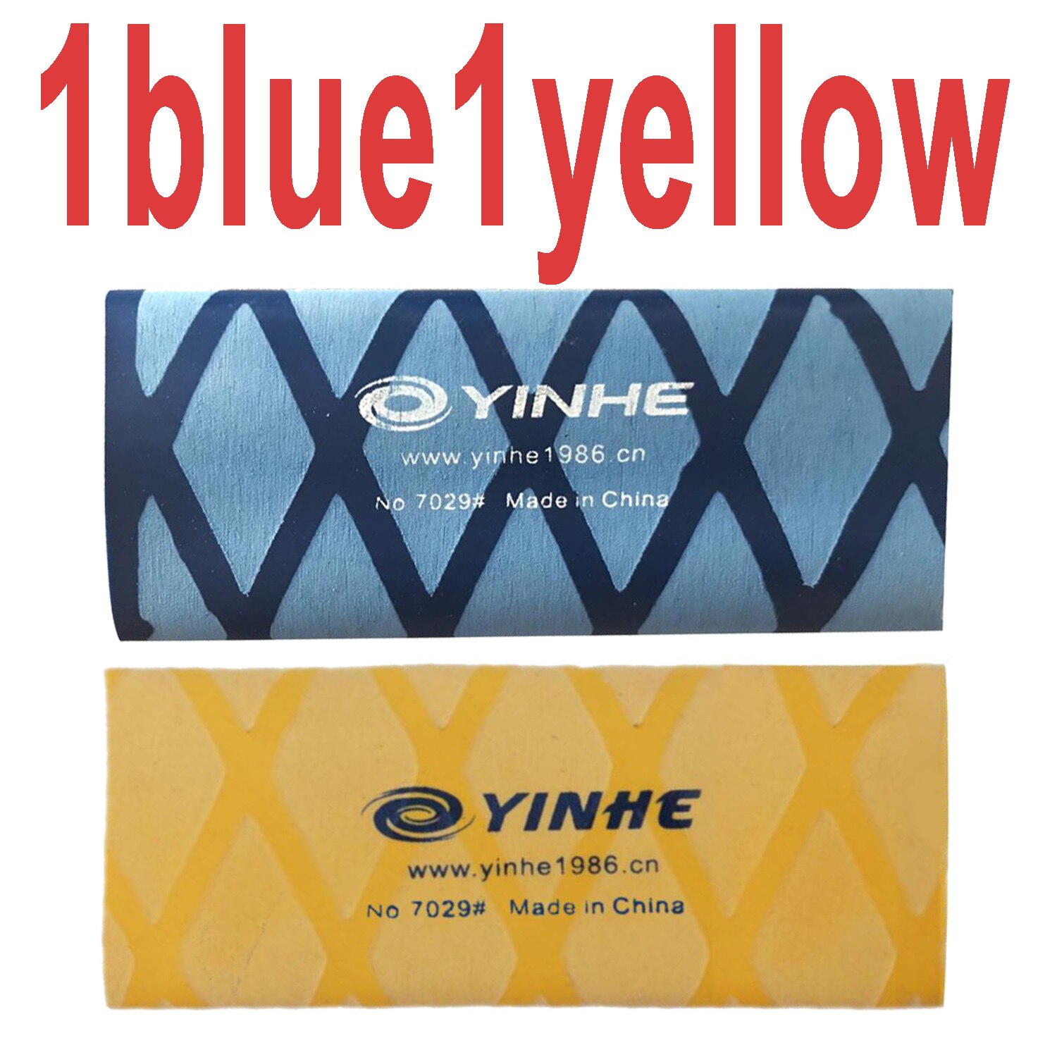 2pcs YINHE galaxy overgrip for table tennis racket handle tape heat-shrinkable ping pong set bat grips sweatband Accessories: YH 1blue1yellow