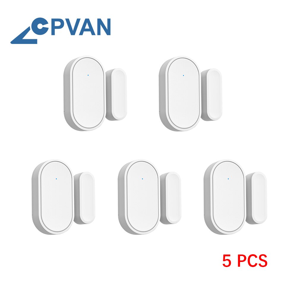 CPVAN Tür Sensor 433mhz Tür Offen/Geschlossen Detektoren Hause Alarm Kompatibel Mit Heimat Sicherheit Alarm System: Tür Sensor X5