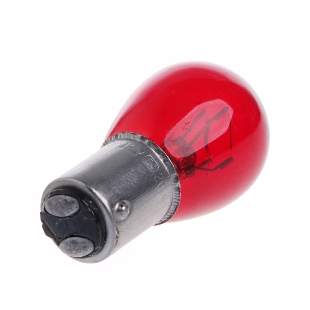 S25 5w 1157 rum 15d dc 12v bil baglygte bremselys stop blink pære bil lys samling røde pærer