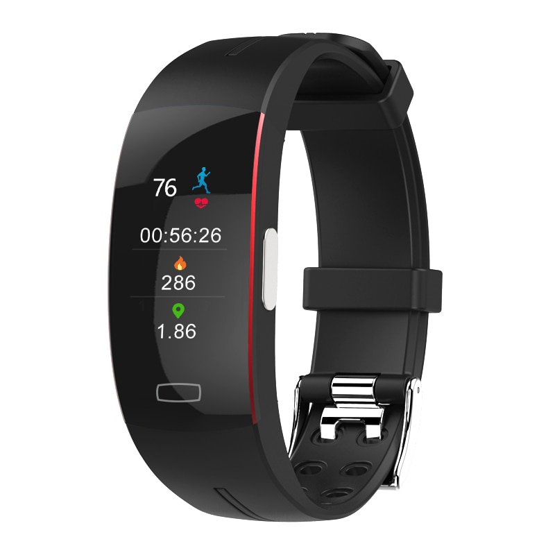 P3 Plus montre intelligente PPG + ECG moniteur de fréquence cardiaque précis moniteur de pression artérielle rapport météo Bracelet pk Fitbits android IOS
