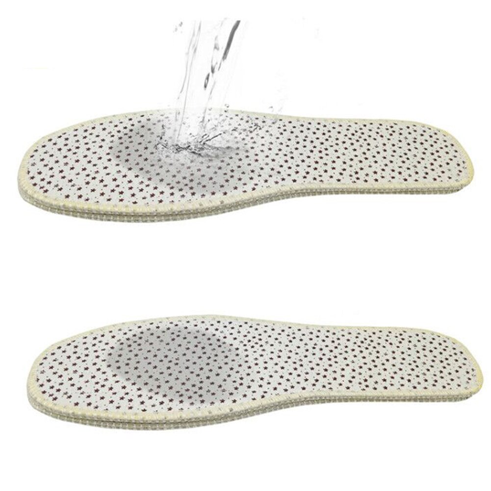 Unisexe pur coton chaussures coussin semelles intérieures pour chaussures confort sain Inserts semelles Sport absorber la sueur patin à chaussures