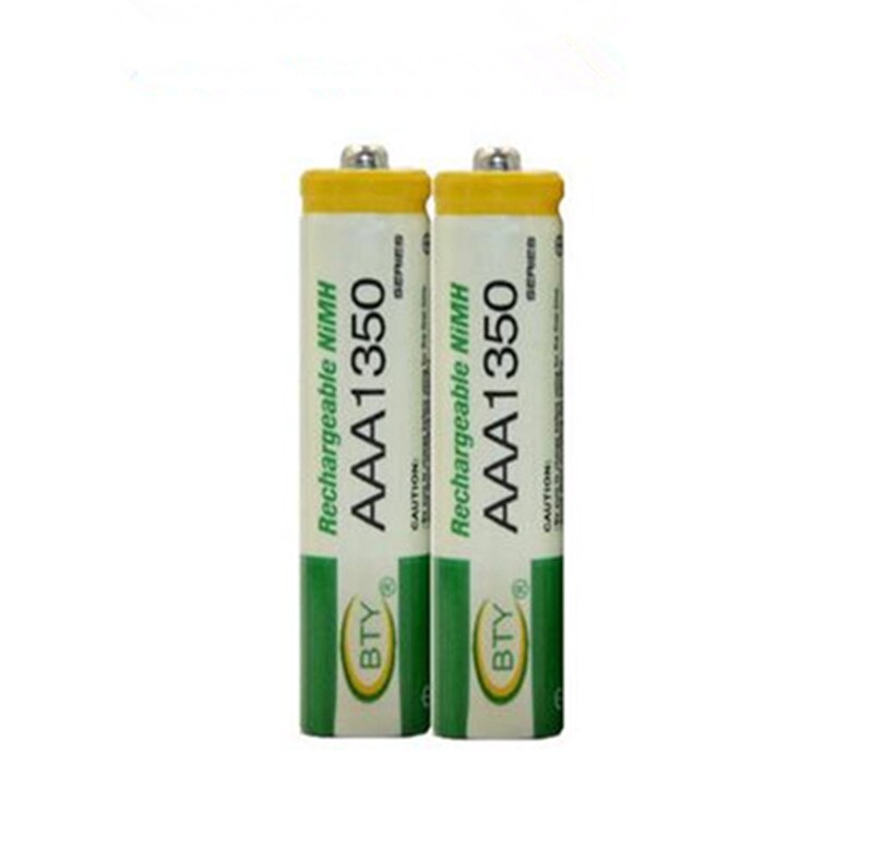 ! bty aaa 1350 oplaadbare ni-mh batterij voor led zaklamp/speelgoed/pda  - b 2 stuks/lot 500 mah