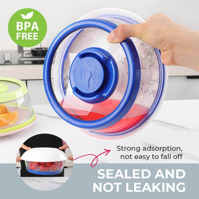 Plastic Vacuum Food Sealer Cover Kitchen Instant Vacuum Food Sealer Fresh Cover Refrigerator Dish Cover Kitchen Tool Vacuum Food