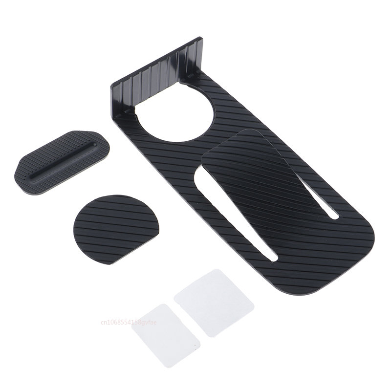 Invisible Door Stopper Stick Anywhere Simply and Easy Stick Door Holder Open Door Wedge Holder Multifunctional: black
