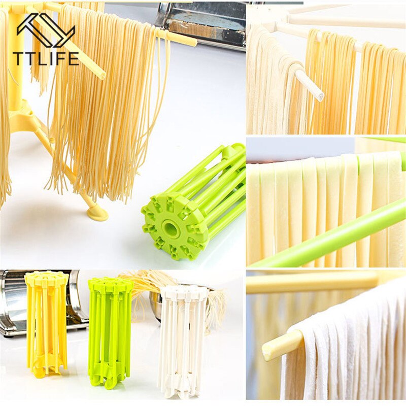 Hopfällbar pasta torkställning spagetti torkställ nudlar torkhållare hängande ställ pasta matlagningsredskap kökstillbehör