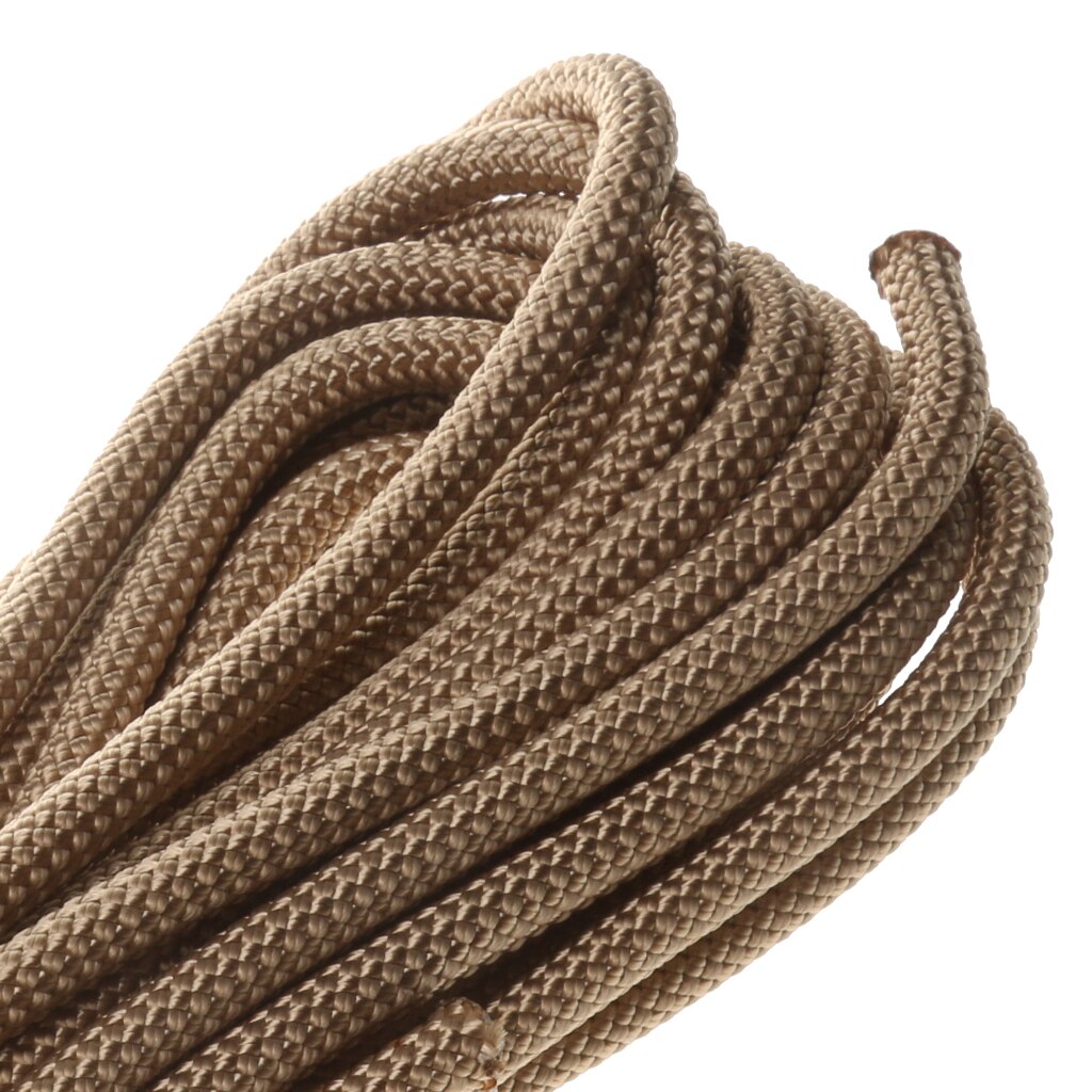 Safety Climbing Sling Rappelling Rope Auxiliary Cord 10m Khaki