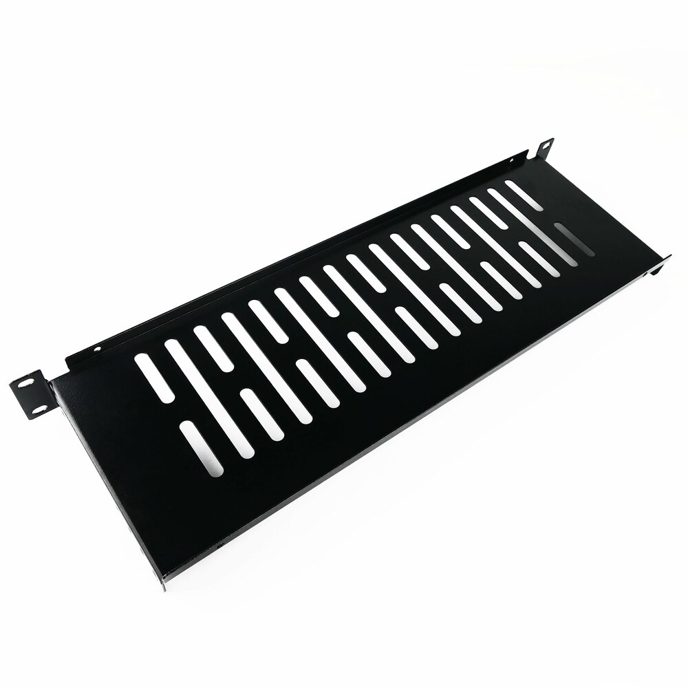 RackMatic - Bandeja rack de fijación frontal de 1U y profundidad 150 mm - RackMatic