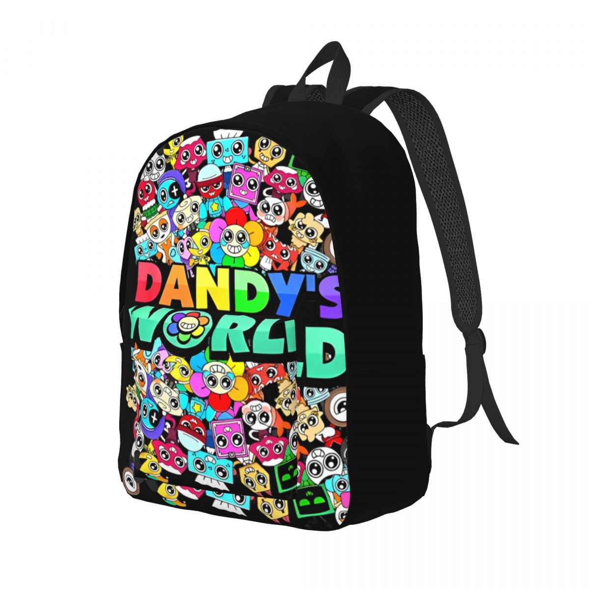 Dandys World Backpack for Men Women Teenage Student Hiking Travel Daypack Cartoon Game Laptop Computer Shoulder Bag Durable
