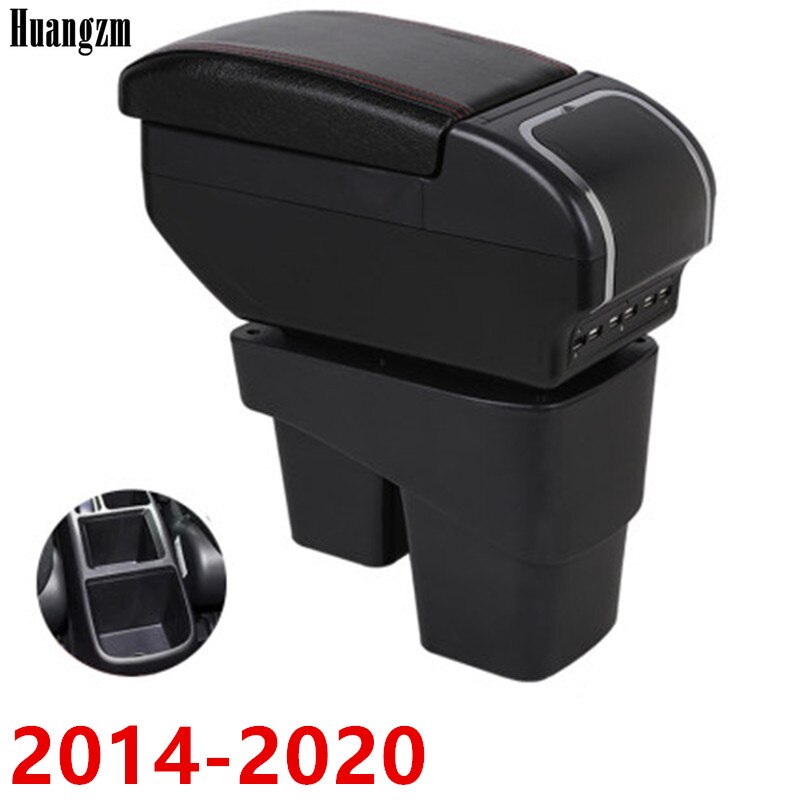 Accoudoir pour Honda Fit Jazz – , Console centrale, boîte de rangement, style de voiture