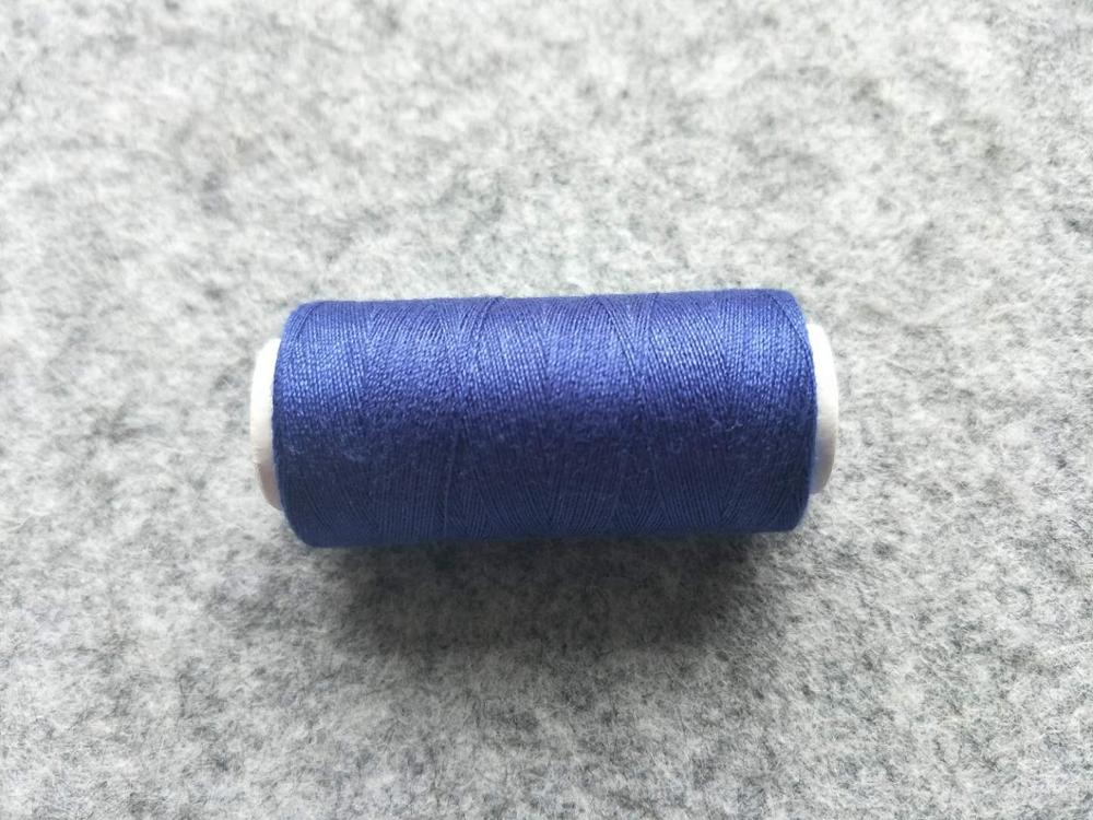 Multicolor bieden selecteren familie kosten naaigaren naaimachine draad hand naaigaren schoothoek 100 yard 1pcs: royalblue