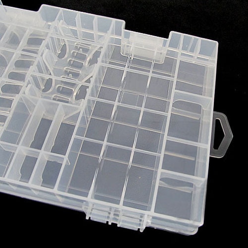 HFES Brand Multi-function AAA AA C D 9V Battery Holder Hard Plastic Case Storage Box Racks