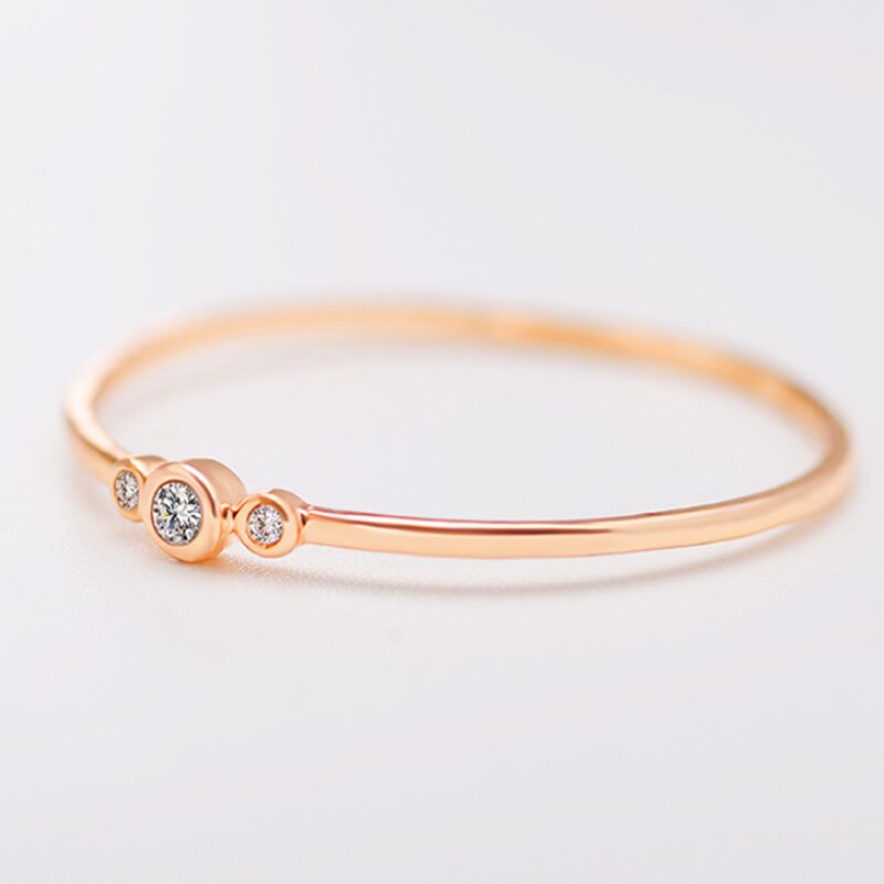 Mode Dunne Staart Ring Minimalisme met Crystal Sieraden Ring Klassieke Stijl voor Vrouwen Engagement