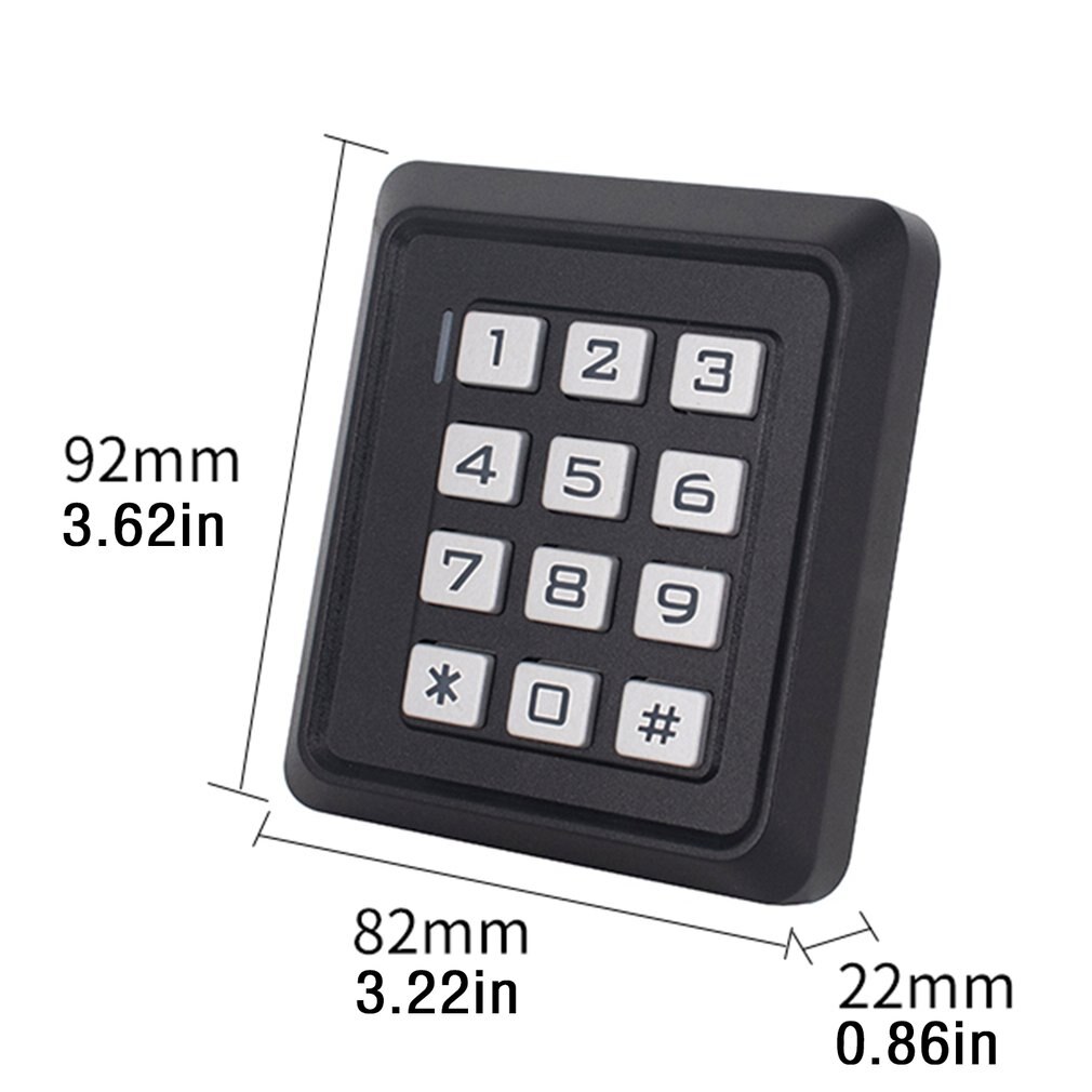 K30 Non-waterproof Password Card Access Control Code Card Access Control Luminous Keyboard Code Card
