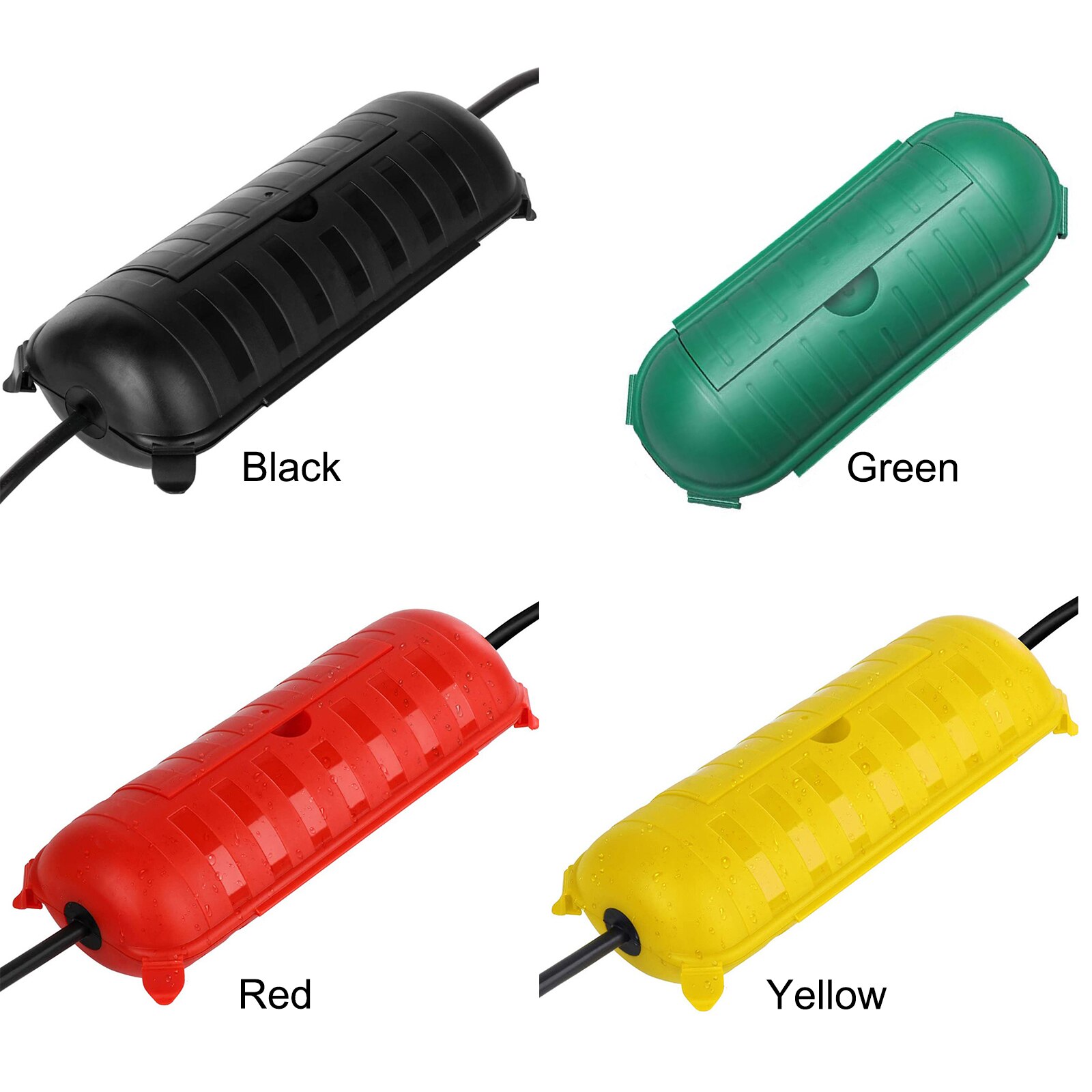 Junction Box Case For Garden Outlet / Plug / Power Tool Waterproof Weatherproof Wall Mountable Extension Cord Safety Cover