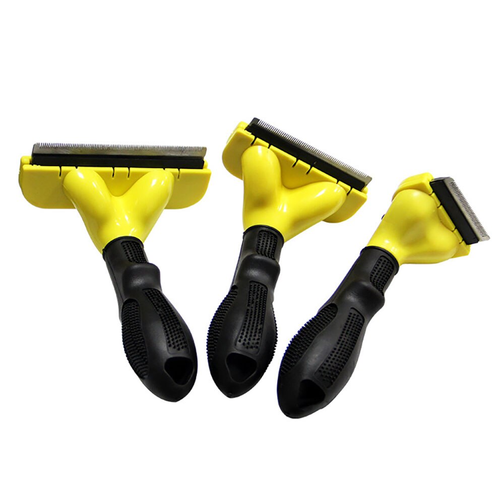 Dog Hair Removal Brush Combs Soft Handle Pet Trimmer Product Grooming Tools Supply Detachable Clipper Attachment