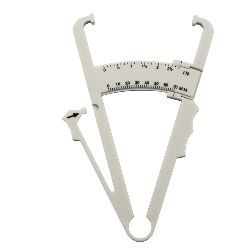 Probador de pérdida de grasa corporal, calculadora, pinza, Clip de Fitness, herramienta de medición de grasa, tabla delgada, instrumento de prueba de pliegues: Negro