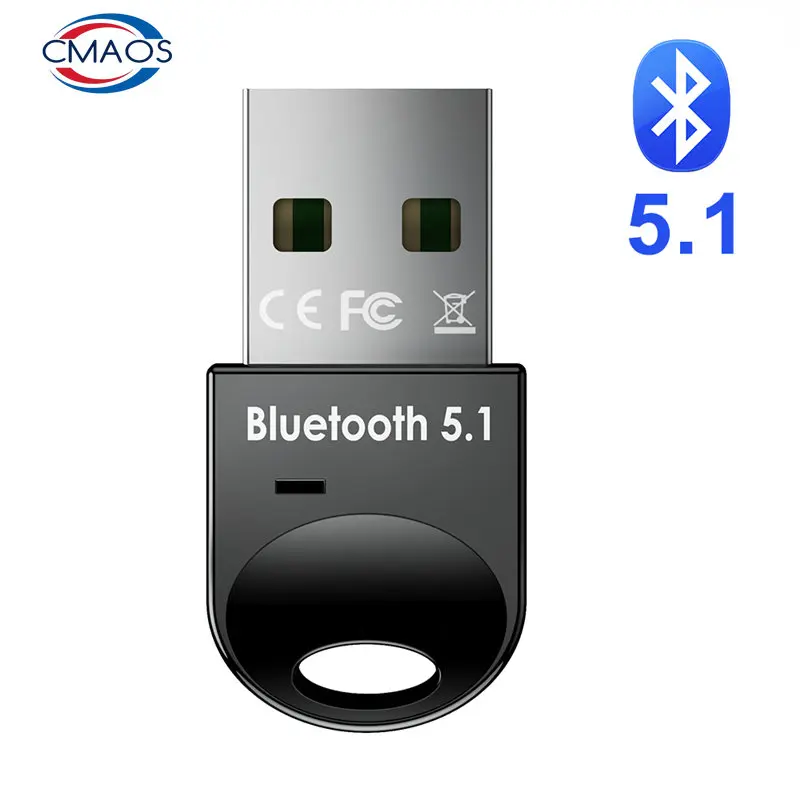 USB-Bluetooth-Adapter 5.1 Bluetooth-Empfänger USB Bluetooth 5.0 Dongle 5.0 BT-Sender aptx Mini-Adapter für PC Laptop Lautsprecher