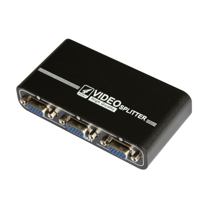 Vga Splitter vga schalten Kasten Monitor Adapter Schalter 1 in 4 aus Monitor Schalter Video VGA Konverter Kasten Adapte für LED-bildschirm