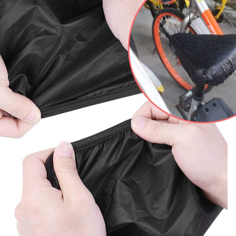 Coprisedile antipioggia per bicicletta coprisella per bici da esterno impermeabile resistente alla polvere e alla pioggia accessori per bici