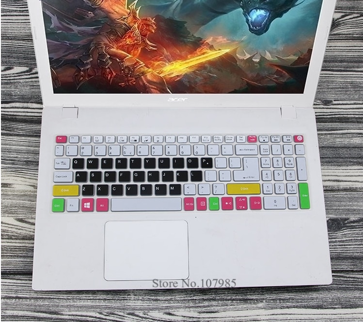 15.6 inch Silicone keyboard cover Protector for Acer Aspire E15 E 15 E5-576 E5576 V3 V15 E5-553G E5-575G / Aspire 3 5 7 Series