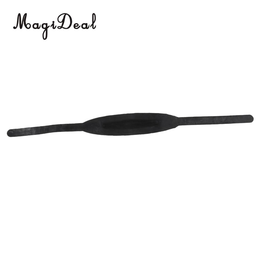 Magideal svart gummi scuba diving mask rem för snorkling simning vattensport scuba snorkling fridykning tillbehör