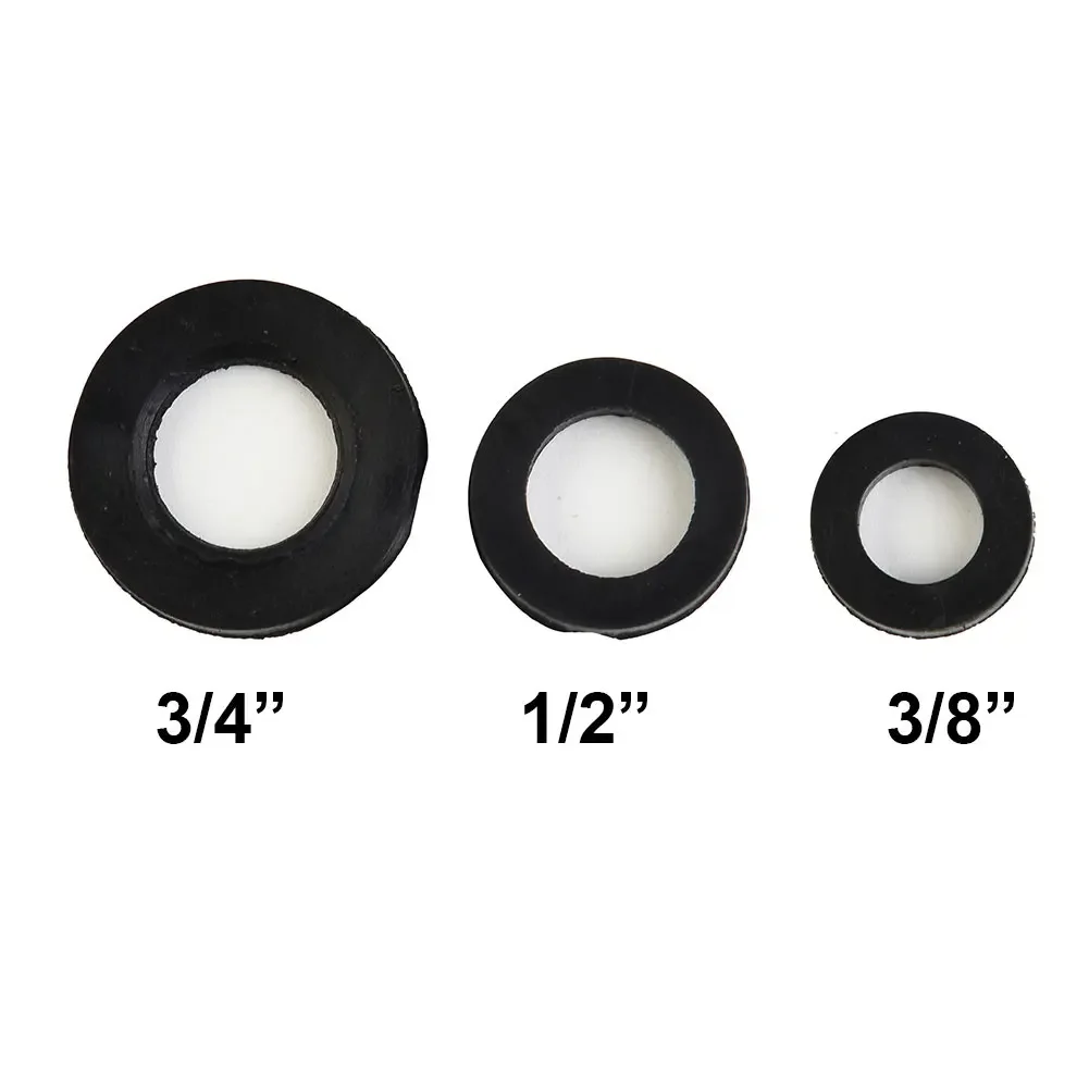 Rubberen ringen Gemengde kraanringen Drip Sink Doucheslang O-ring Pakking Vervanging Afdichtring 3/8" 1/2" 3/4"