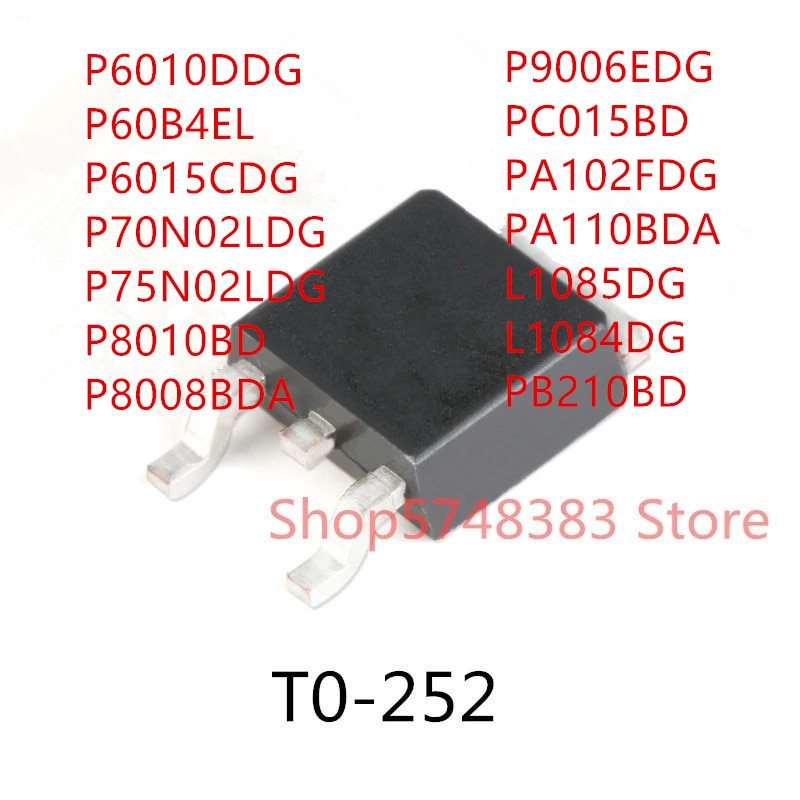 10PCS P6010DDG P60B4EL P6015CDG P70N02LDG P75N02LDG P8010BD P8008BDA P9006EDG PC015BD PA102FDG PA110BDA L1085DG L1085DG PB210BD