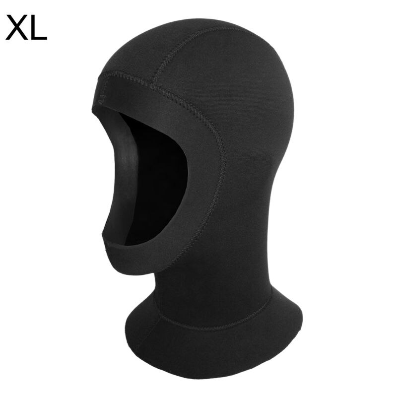 Scuba Duiken Kap 5Mm Neopreen Duiken Cap Kappen Dive Sport Cap Waterdichte Warme Muts Snorkelen Wetsuit Helm: XL