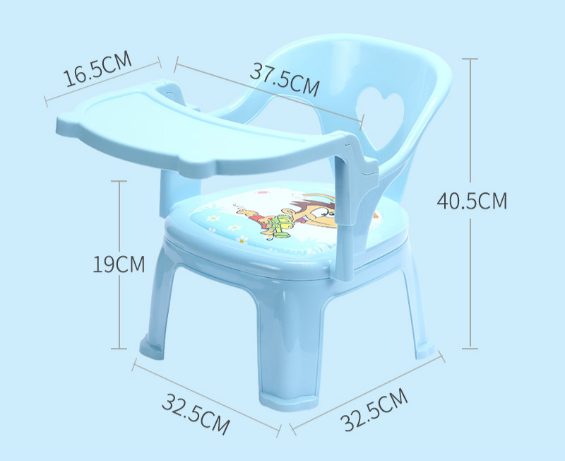 Baby spisebord spisebordsstol tegneserie sæde plastik skammel lille bænk stol til børnebord og stol børnebord og stol