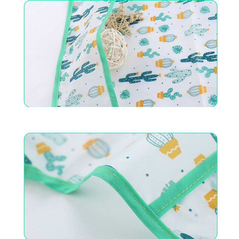 Pudcoco Newest Baby Kids Toddler Long Sleeve Waterproof Art Smock Feeding Bib Apron Pocket