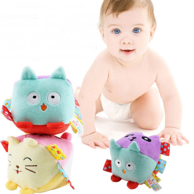 Zachte Kubus Rammelaar Mobiles Baby Speelgoed Kleur Nummer Herkennen Newbron Vroeg Leren Educatief Crib Speelgoed Voor Baby Speelgoed 0-12 Maanden