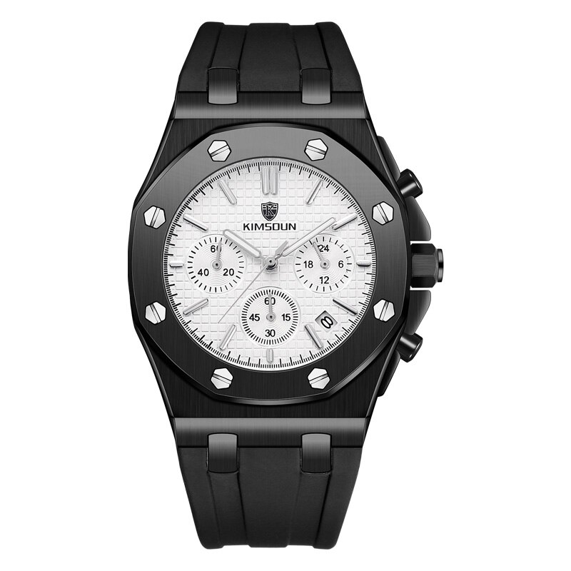 Herrklockor topp lyxmärke herr roséguld unik sportklocka herr quartz datumklocka vattentät armbandsur relogio masculino: Alternativ 13