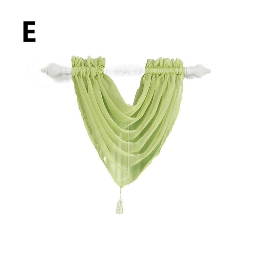 Voile Curtain Swags All Colours Pelmet Valance Net Curtains Voile Swag t1226: E