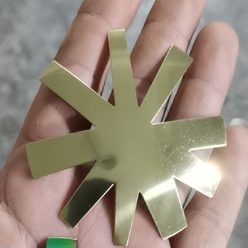 9 Shapes/pc French Style Nail Stainless Steel Plates Model Polishing Manicure DIY Tools Salon Crystal Nail Template C10