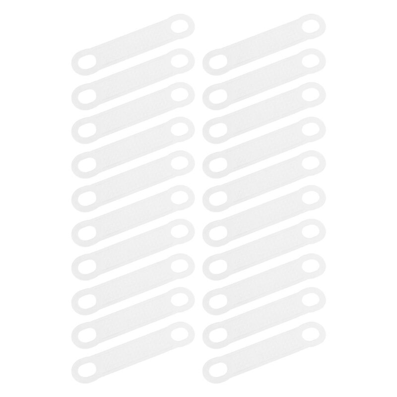 Perchas de ropa de silicona antideslizantes, 20 Uds., tira de ropa, perchero, almohadilla a prueba de viento